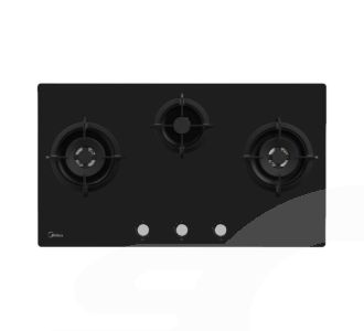 Midea Gas Glass Cooktop 90cm Black MCG90GBL