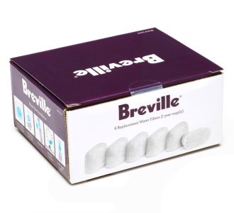 BWF100 Breville Coffee Machine Charcoal Water Filters 6 Pack BWF100